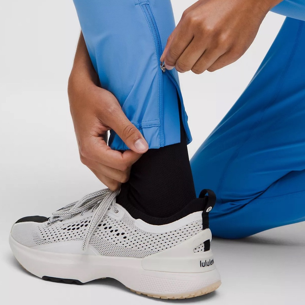 Women's Blue Athletic Pants - Picture 6 of 8